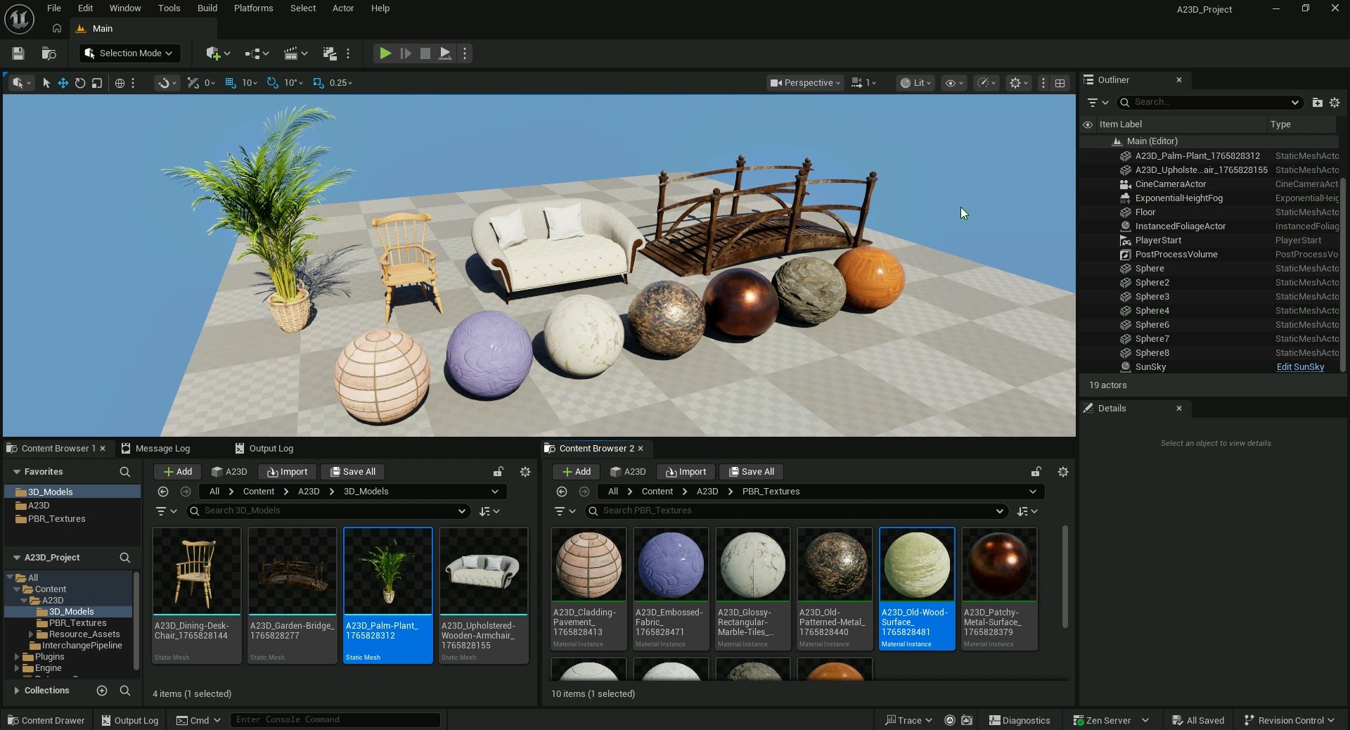 How to use the A23D Asset Importer Plugin for Unreal Engine - A23D