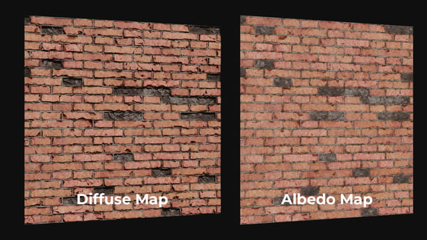 Difference between Albedo and Diffuse map