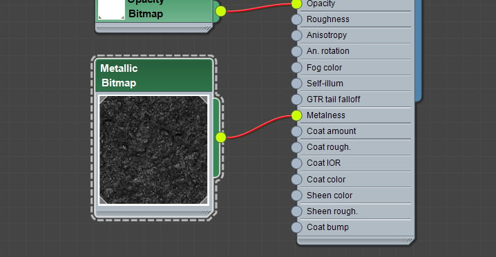 Metallic Map setup in 3Ds Max for PBR Texture - A23D