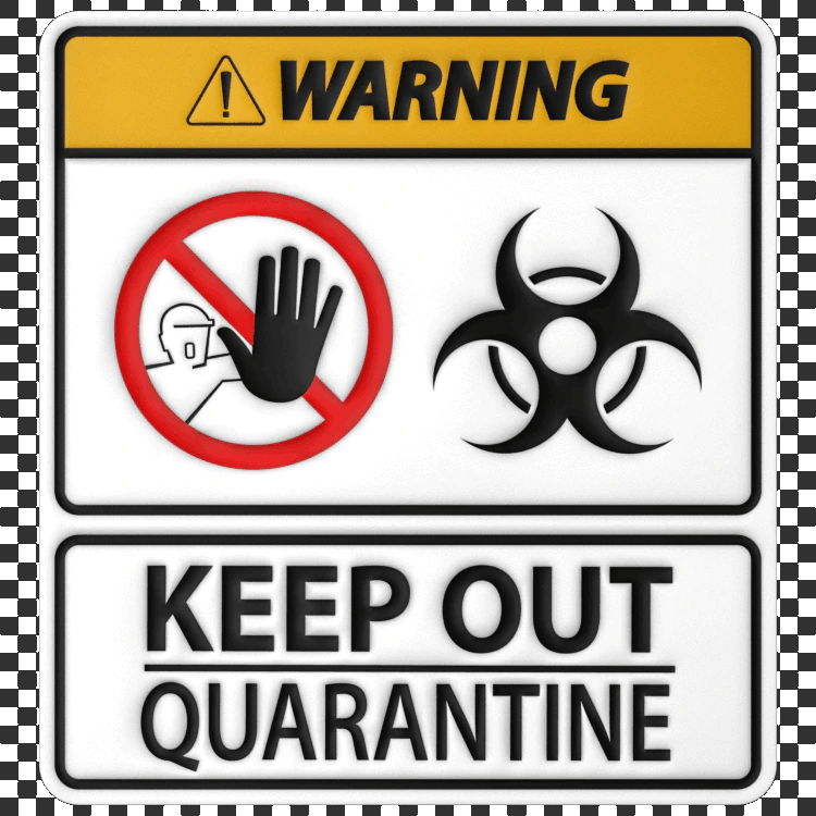 Medical Signage Decal - A23D