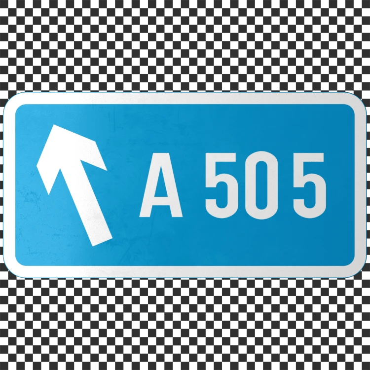A 505 Sign Decal - A23D