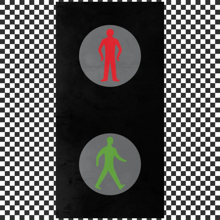 Pedestrian Signals Decal - A23D