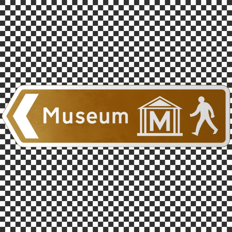 Museum Signage Decal - A23D