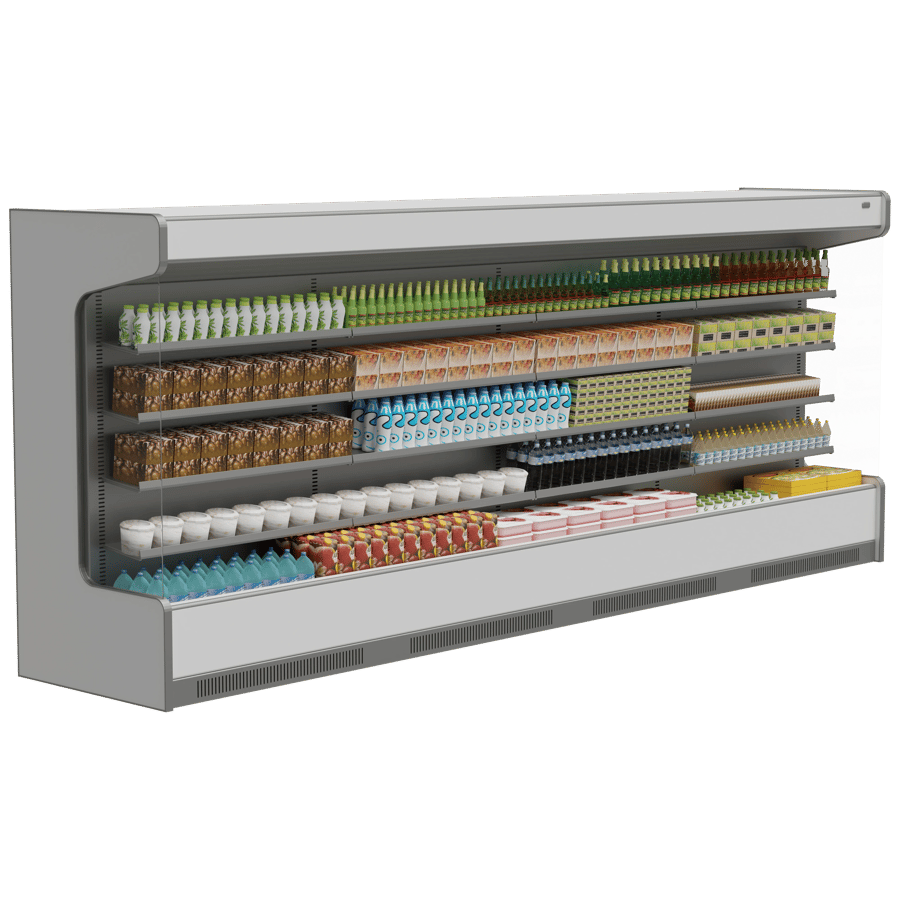 Supermarket Food Rack 3D Model - A23D