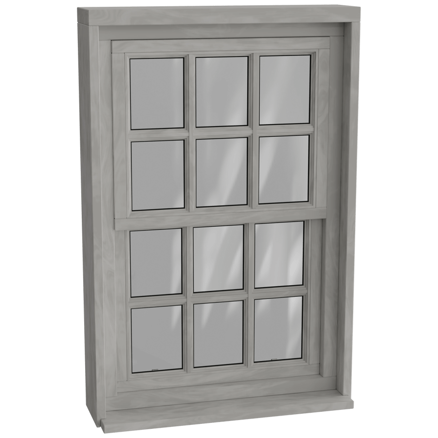 Single Hung Window 3D Model - A23D