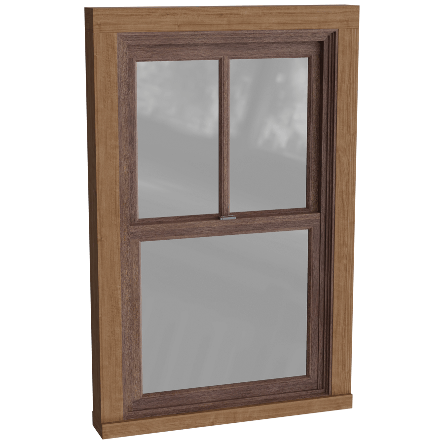 Single Hung Window 3D Model - A23D