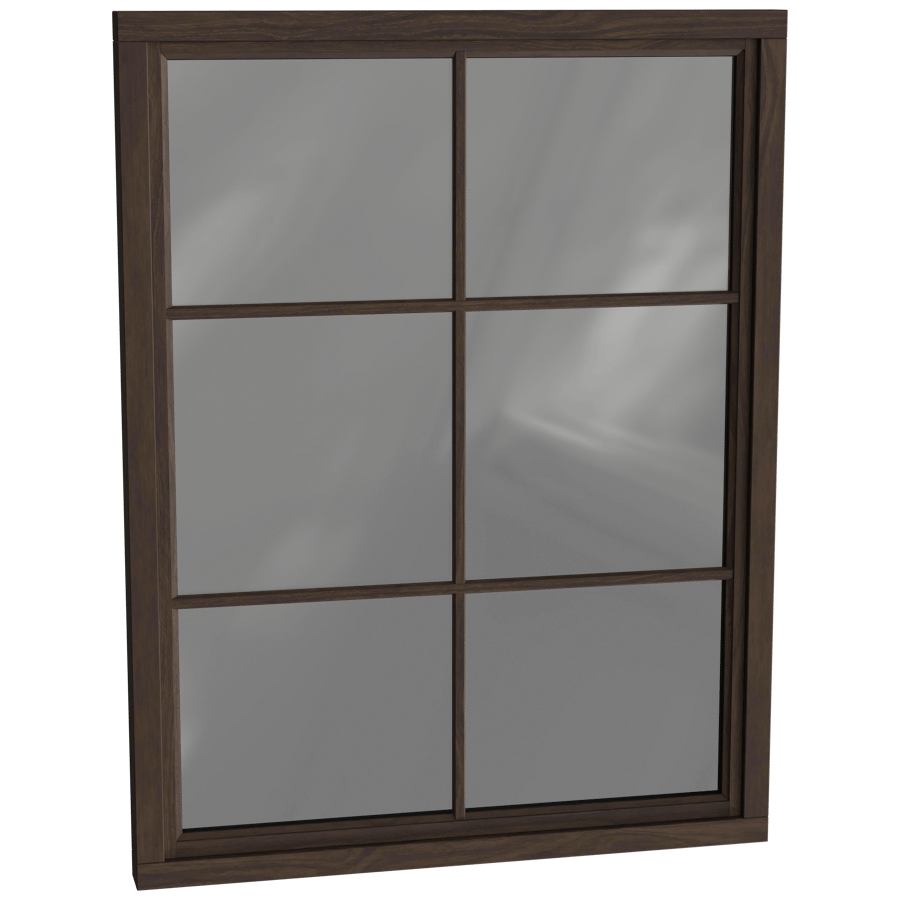 Fixed Glass Window 3D Model - A23D