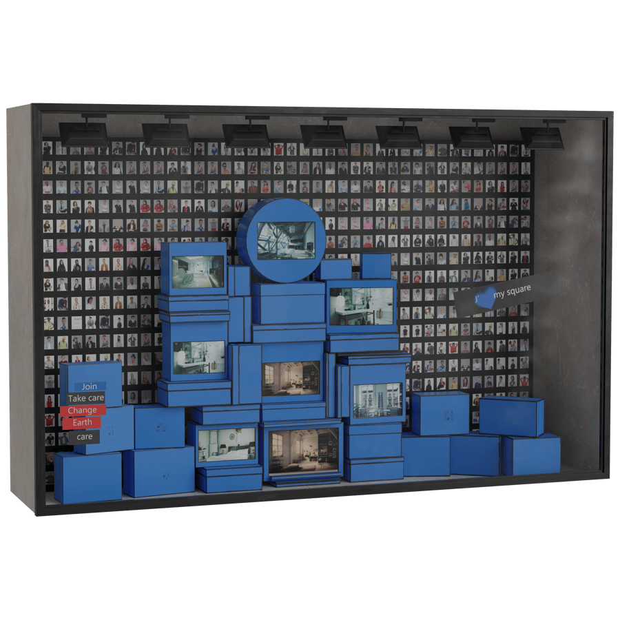 Commercial Store Window Display 3D Model - A23D