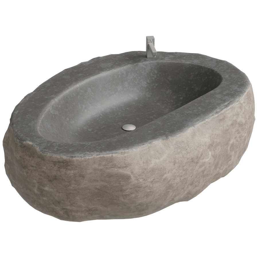 Counter Top Basin 3D Model - A23D