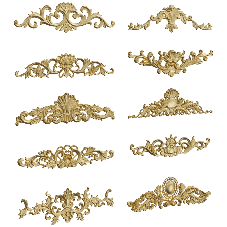 Mouldings & Carvings 3D Model - A23D