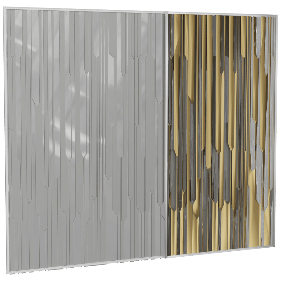Partition Panel 3D Model - A23D