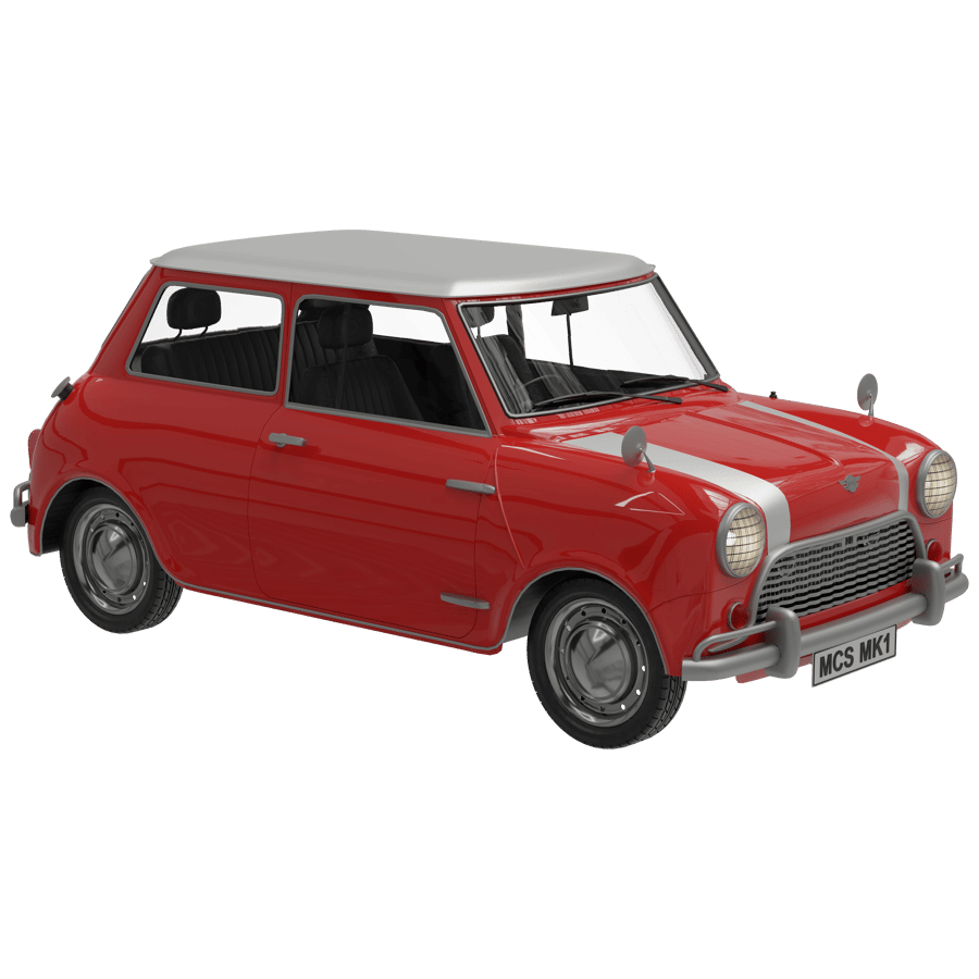 Classic Mini Cooper 3D Model - A23D