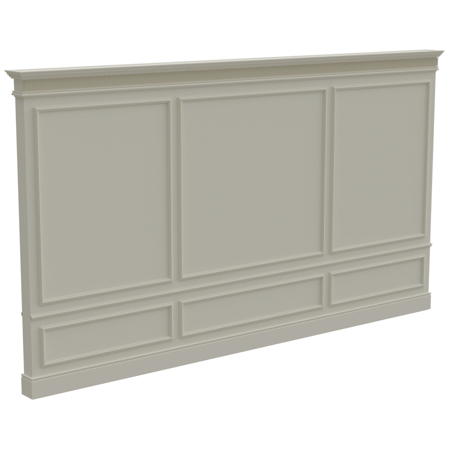 Panel with Mouldings 3D Model - A23D
