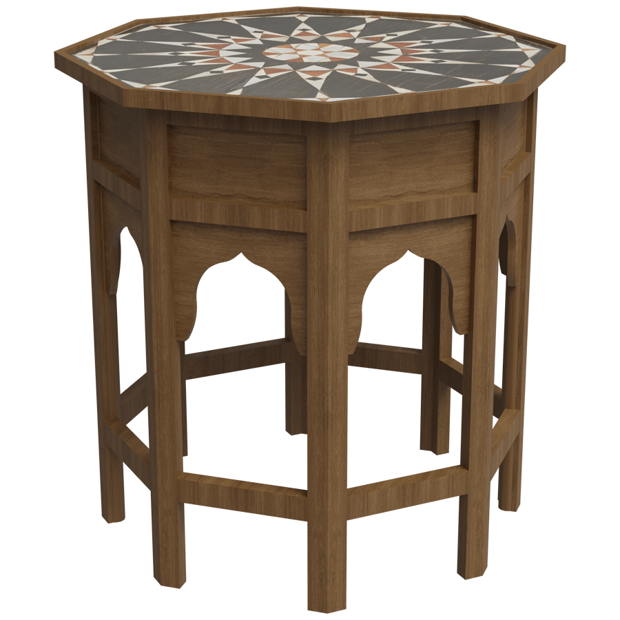 Round Table 3D Model - A23D