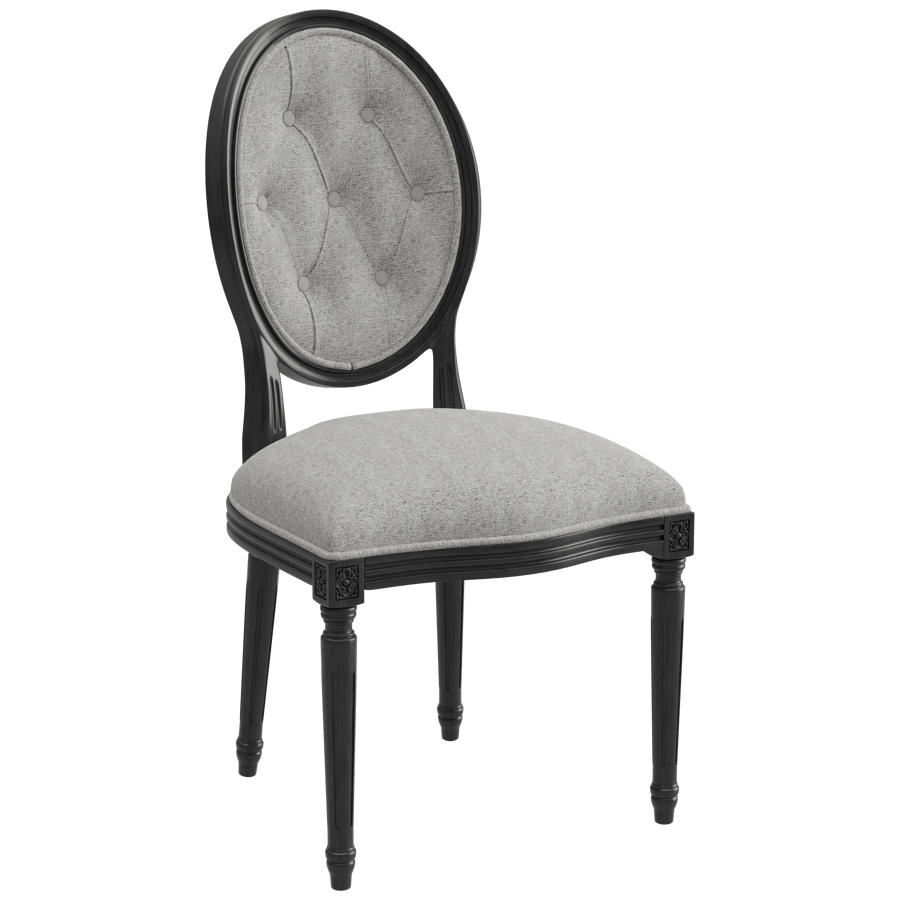 Oval Back Chair 3D Model - A23D