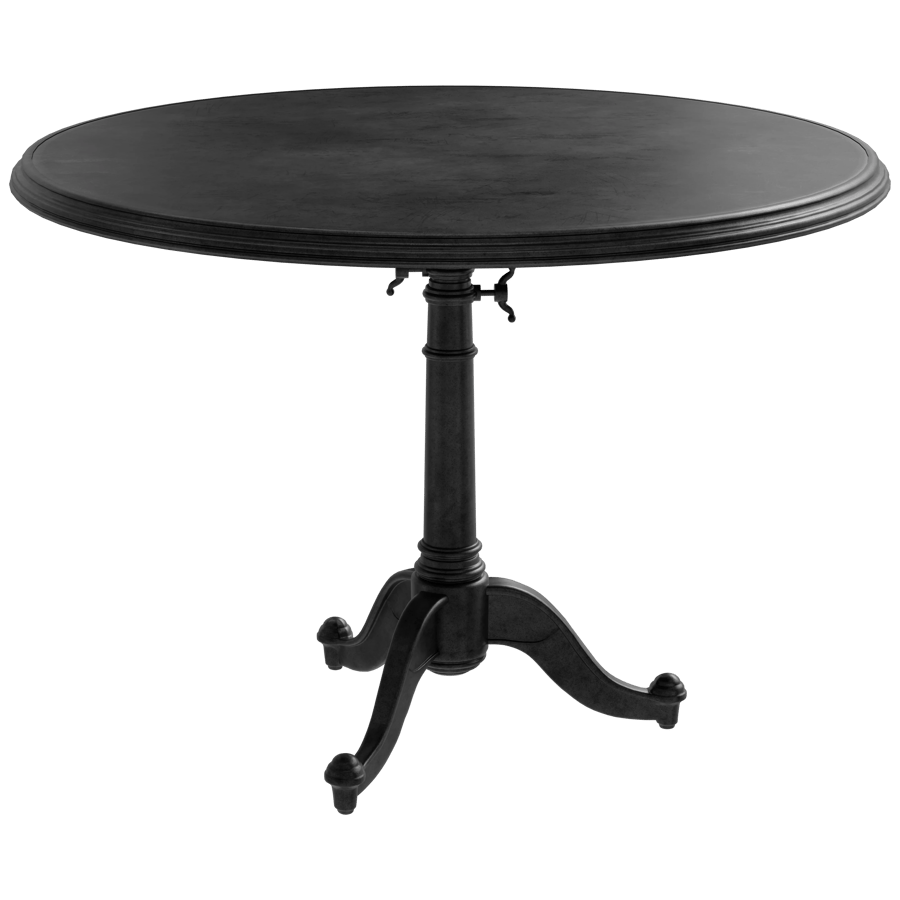 Round Table 3D Model - A23D