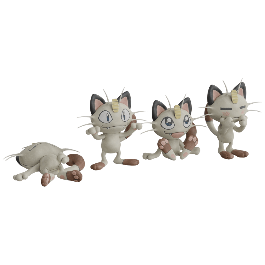 Meowth Figures 3D Model - A23D