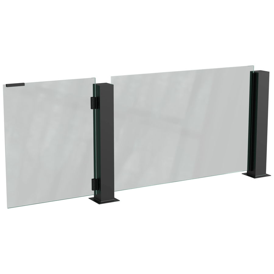 Glass Railing 3D Model - A23D