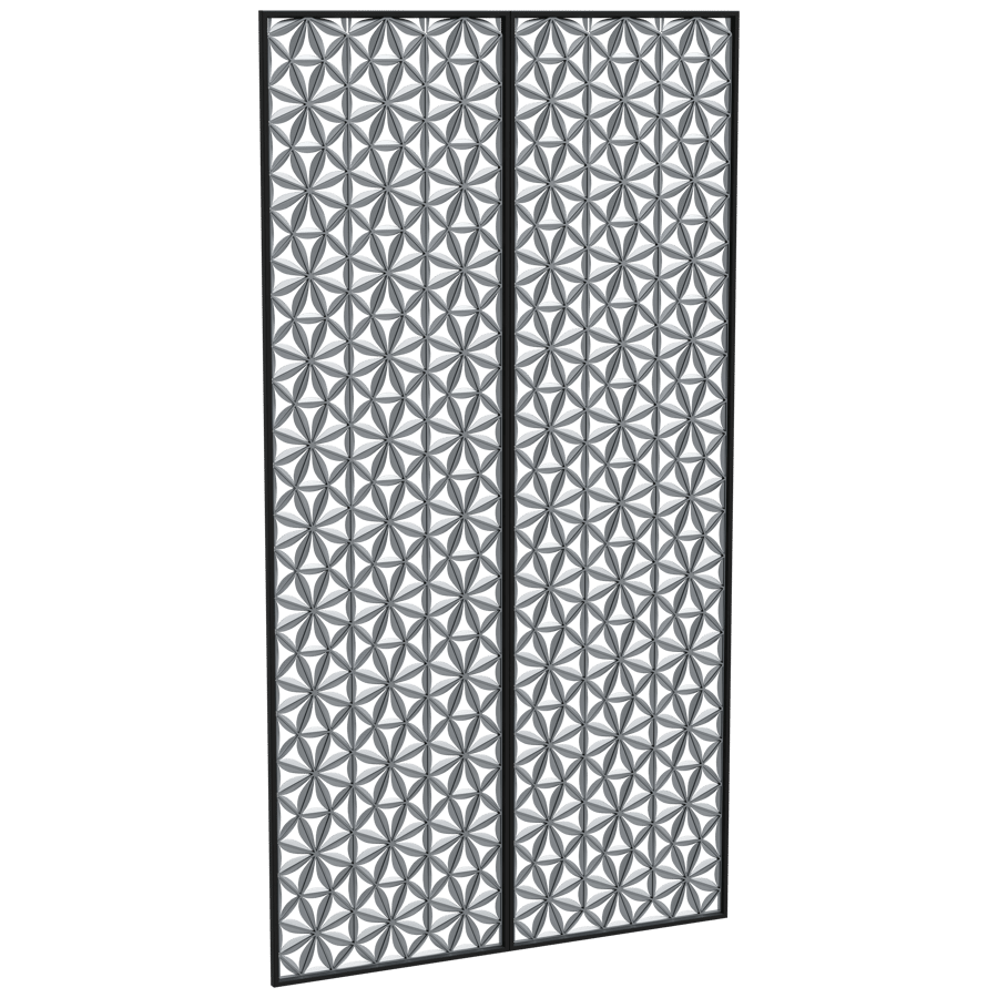 Metal Partition Panel 3D Model - A23D