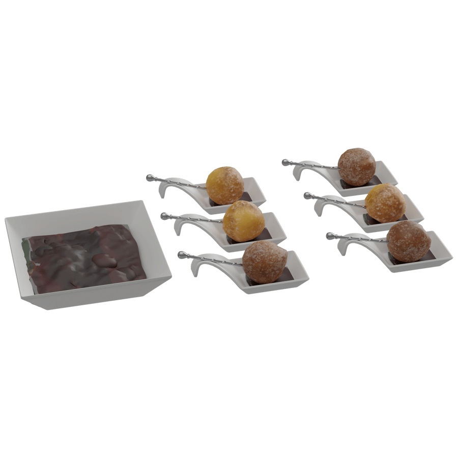 Fondue Set 3D Model - A23D