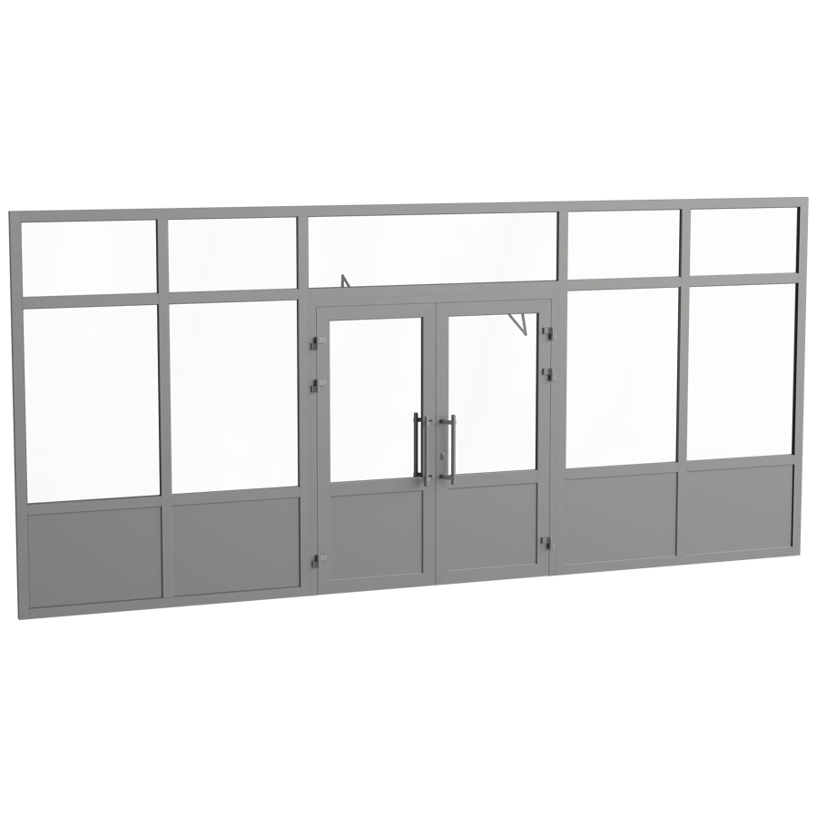 Glass Partition 3D Model - A23D