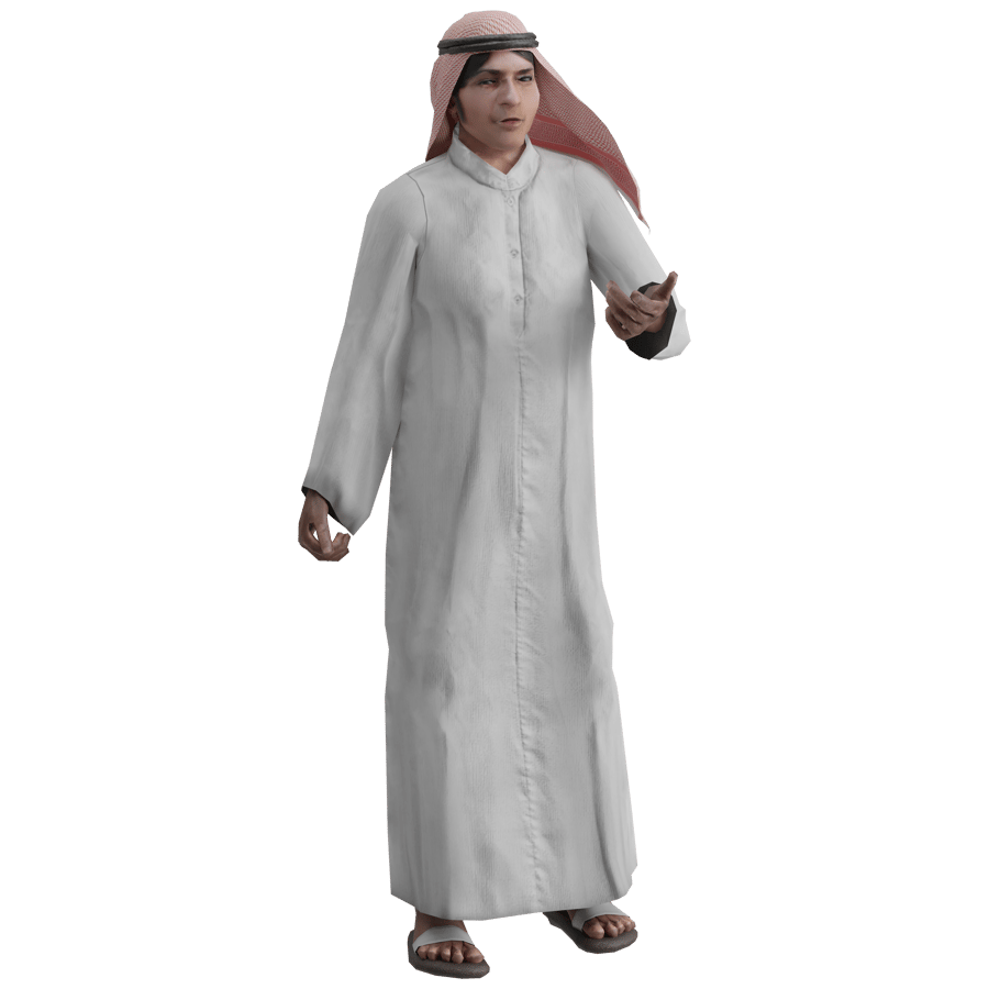 Man 3D Model - A23D