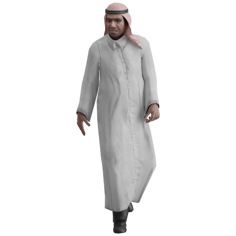 Man 3D Model - A23D