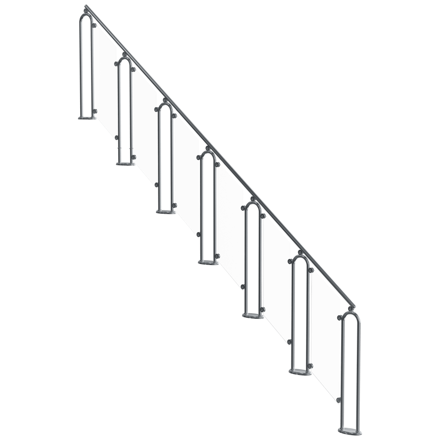 Metal Railing 3D Model - A23D