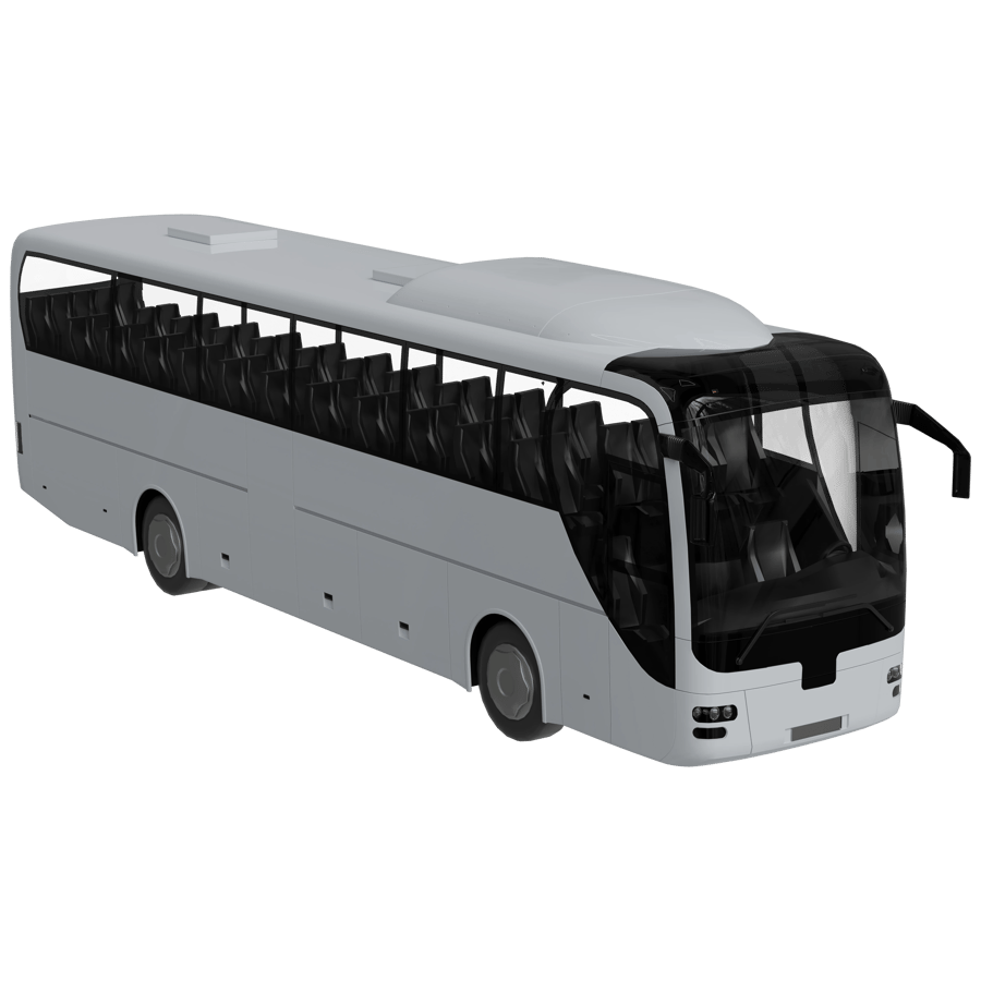 Public Bus 3D Model - A23D