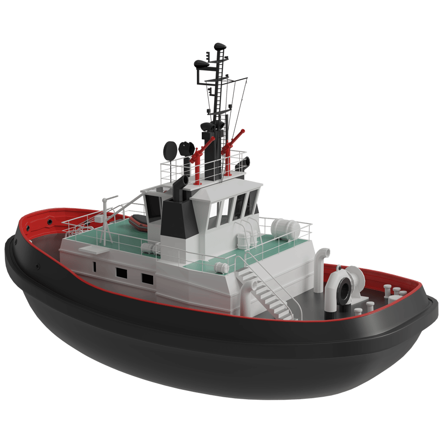 Tug Boat 3D Model - A23D