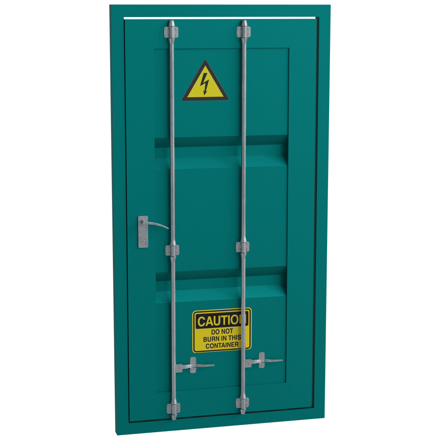 Electrical Safety Door 3D Model - A23D