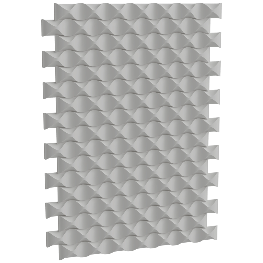 PVC Panel 3D Model - A23D