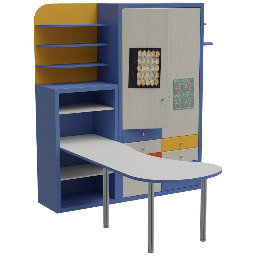 Study Table 3D Model - A23D