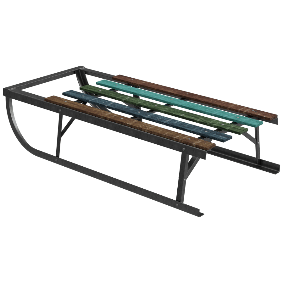 Metal Sledge 3D Model - A23D