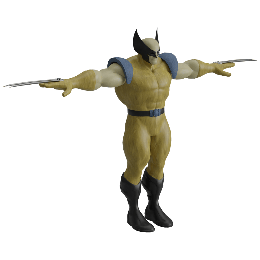 Wolverine 3D Model - A23D