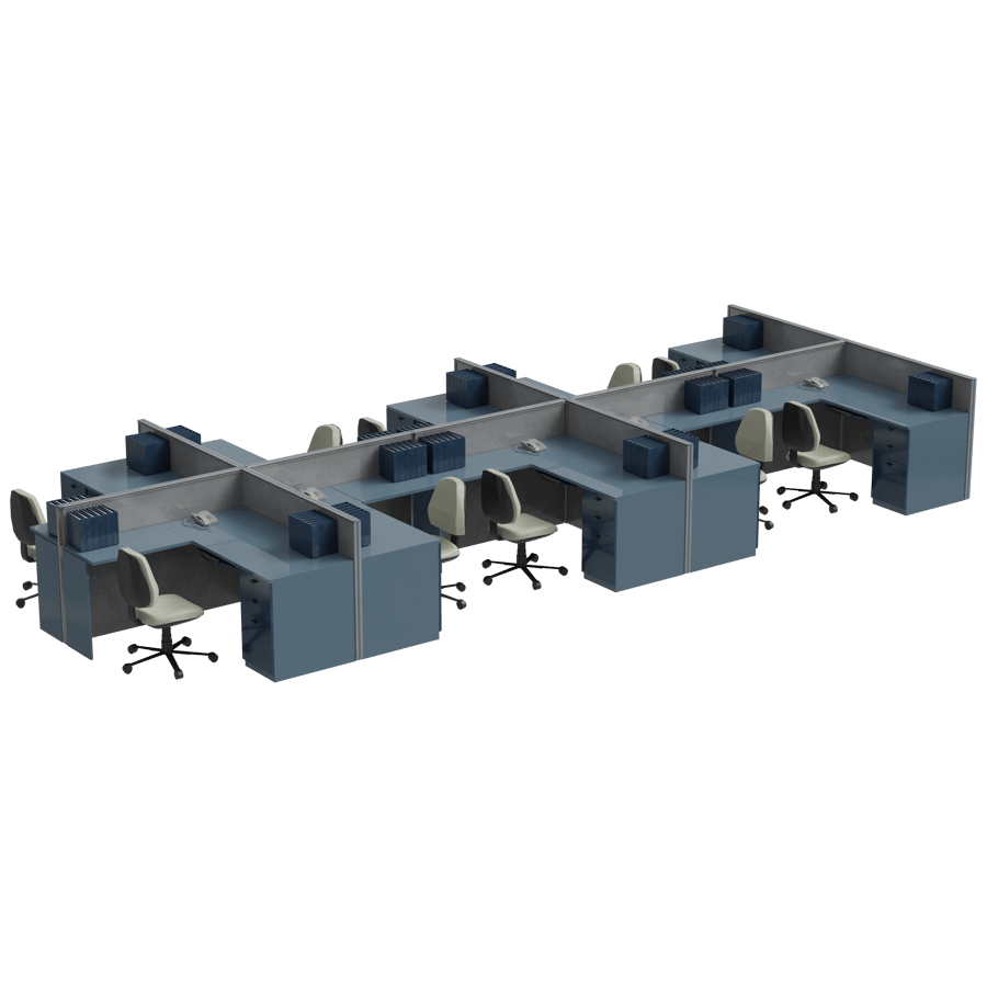 Workstation 3D Model - A23D
