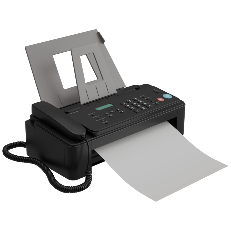 Fax Machine 3D Model - A23D
