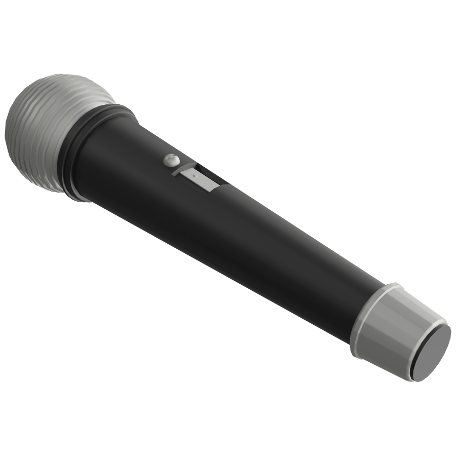 Headphones & Mic 3D Model - A23D