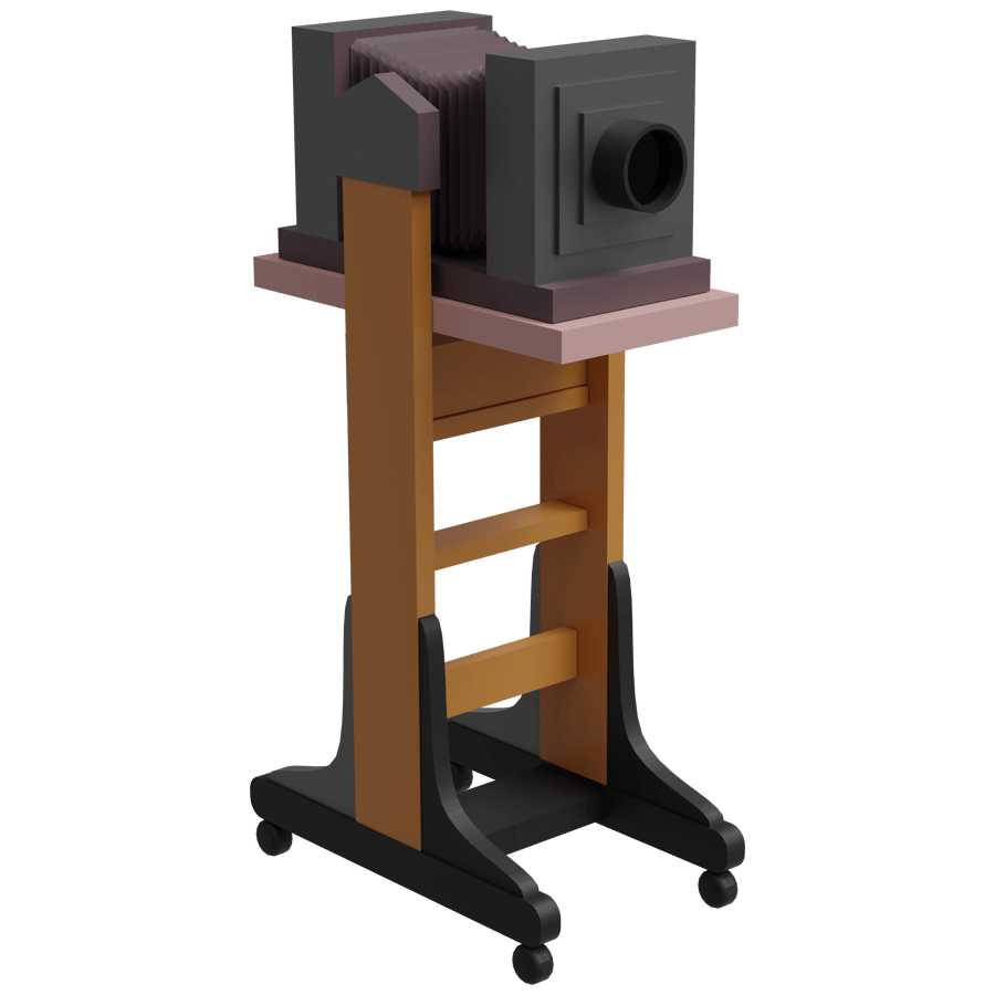 Camera & Telescope 3D Model - A23D