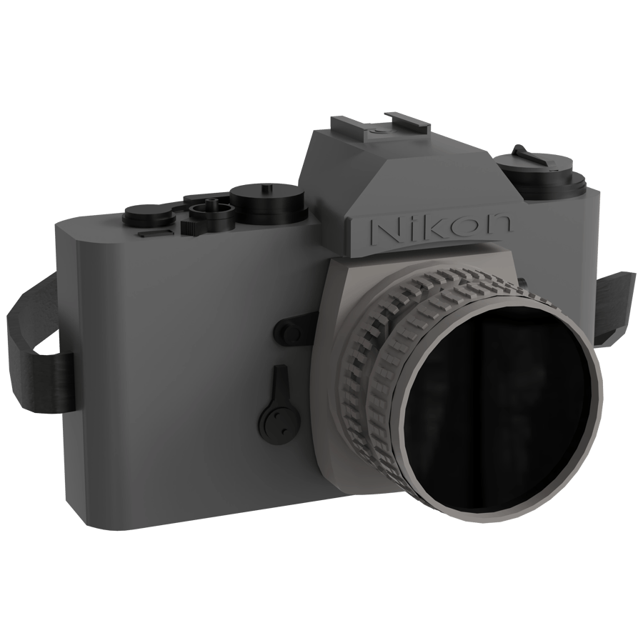 Camera & Telescope 3D Model - A23D
