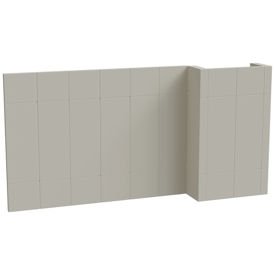 Panel & Partition 3D Model - A23D