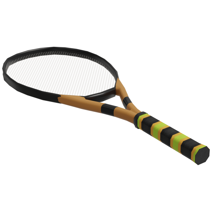 Tennis Racket 3D Model - A23D