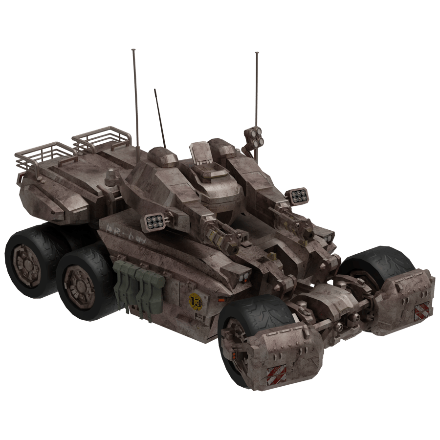 Army Vehicle 3D Model - A23D