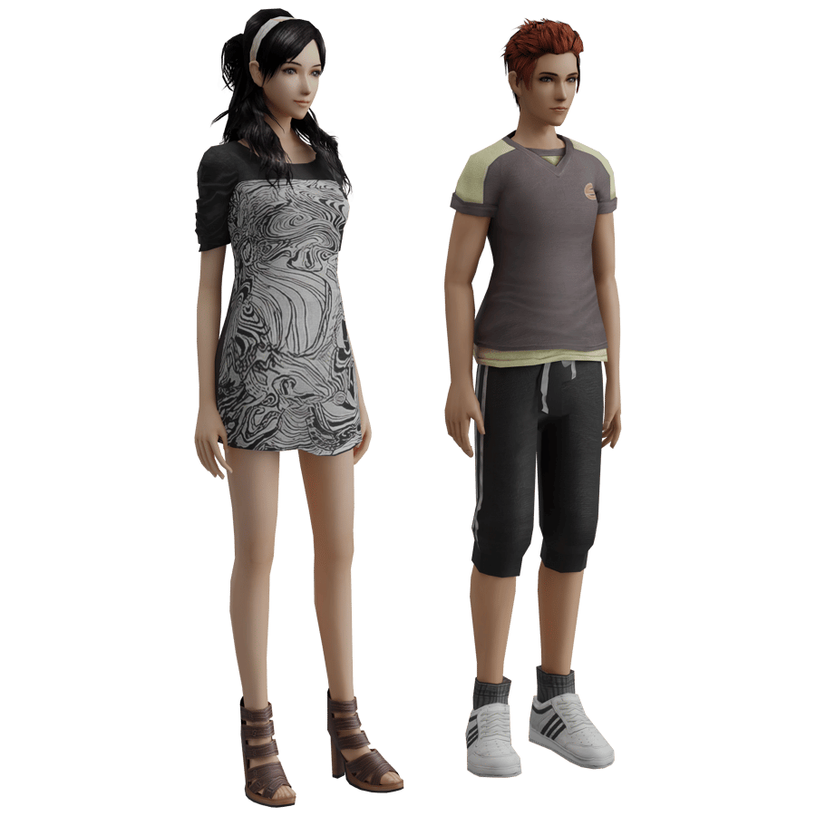 People 3D Model - A23D