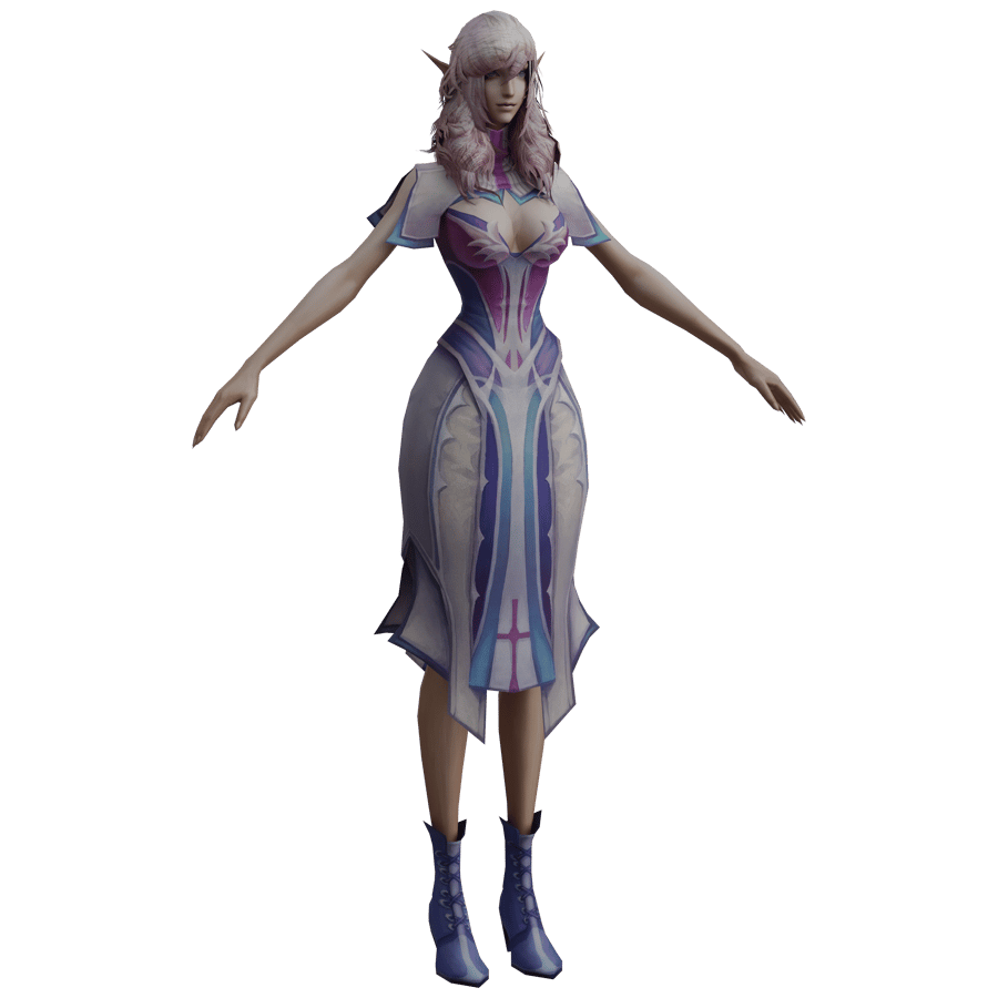 Fantasy Character 3D Model - A23D