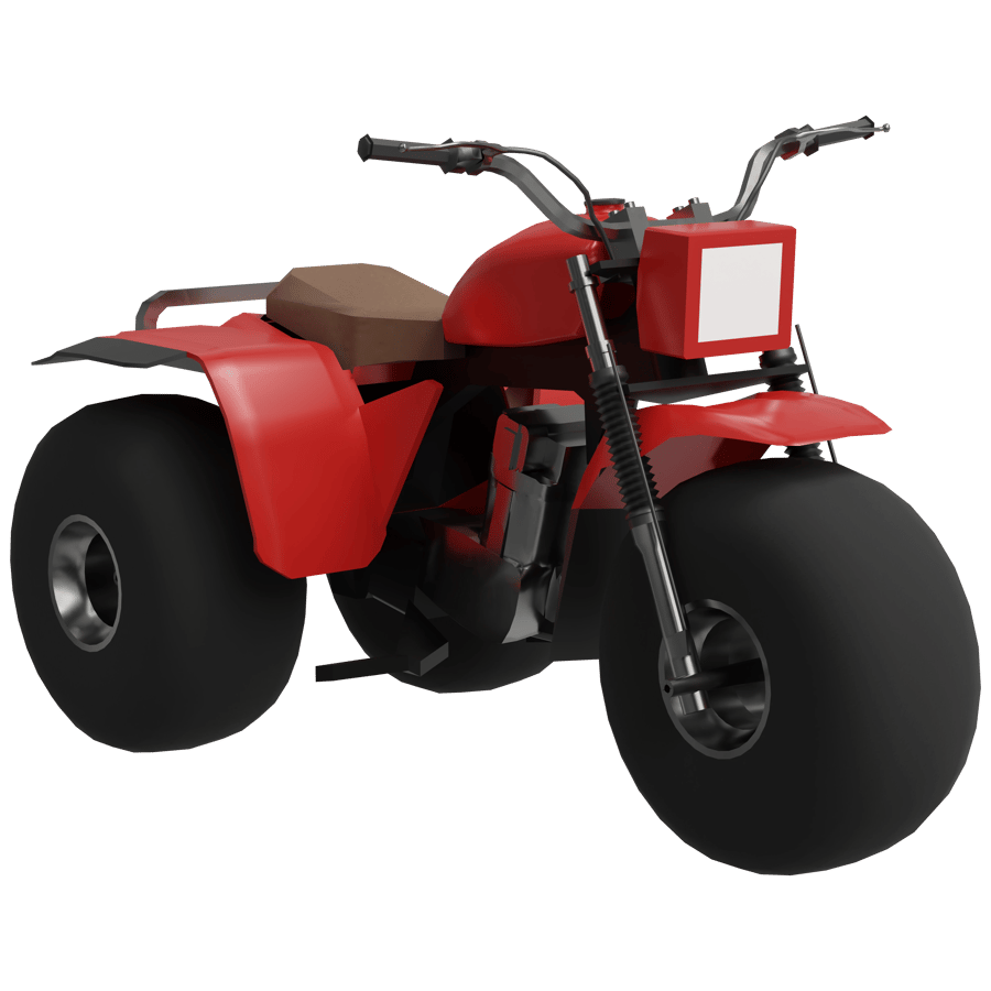 Tricycle Stroller Rocker 3D Model - A23D