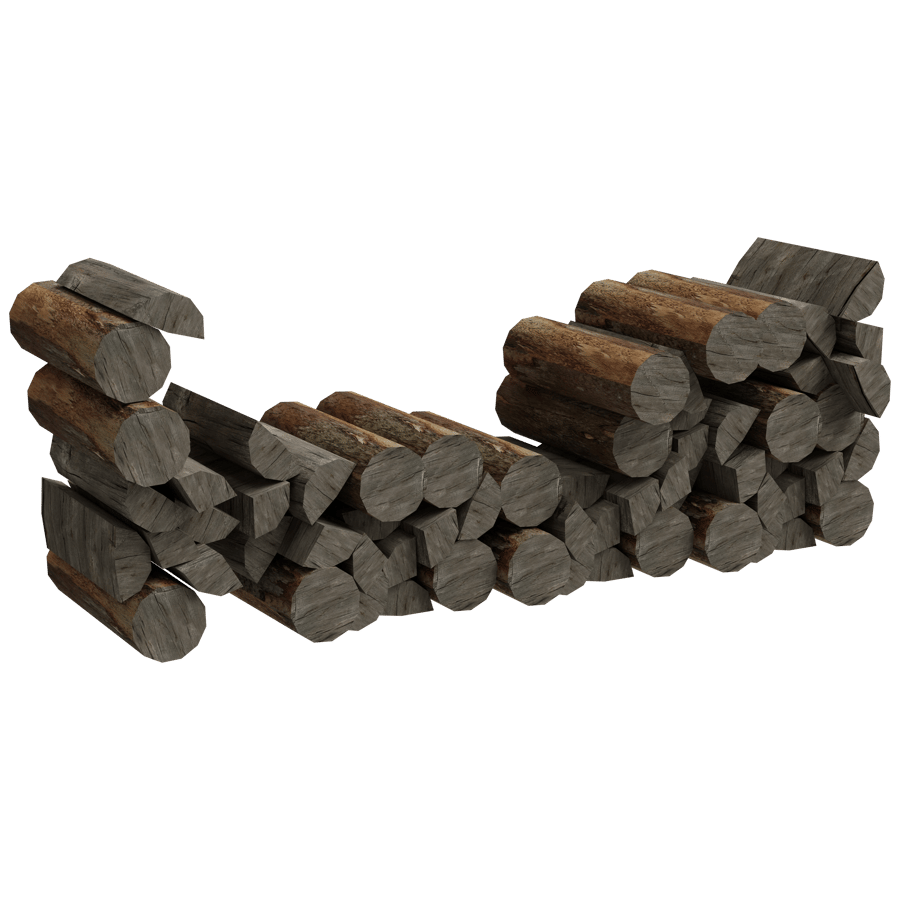 Wood Logs 3D Model - A23D