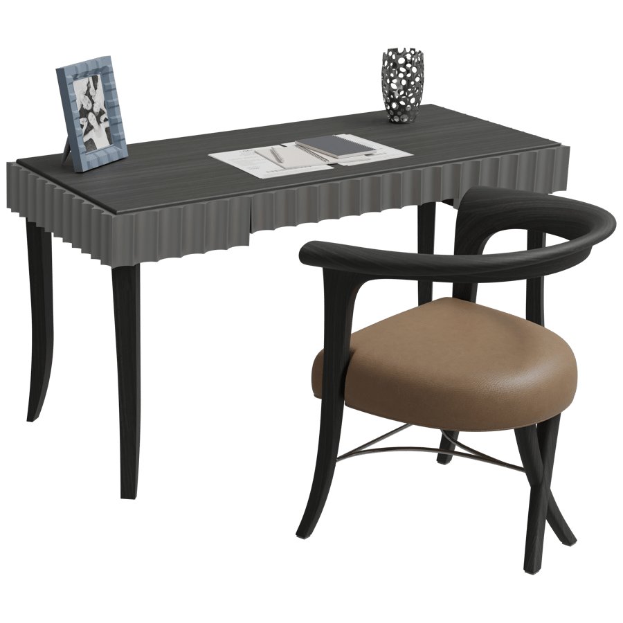 Study Table 3D Model - A23D