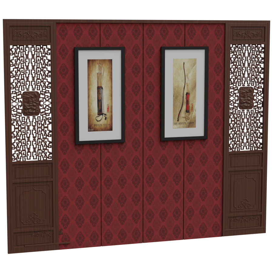 Panel & Partition 3D Model - A23D