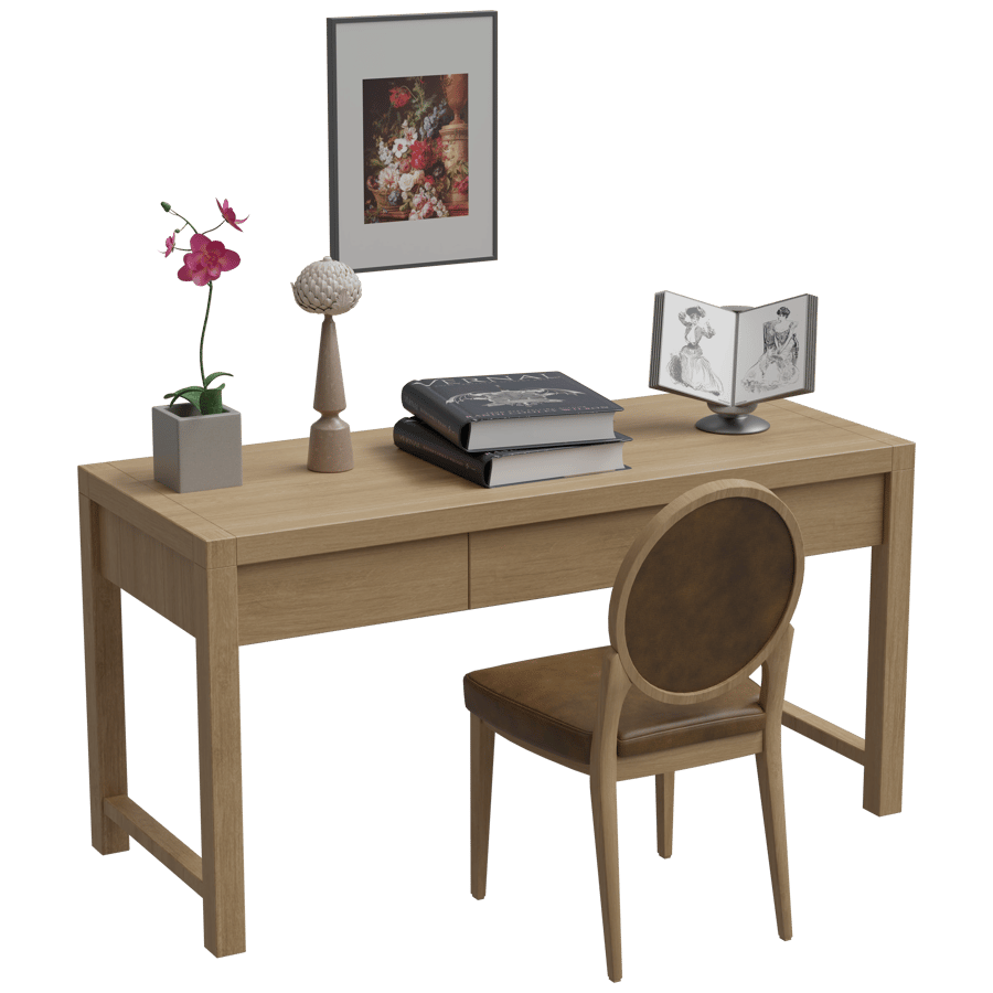 Study Table 3D Model - A23D